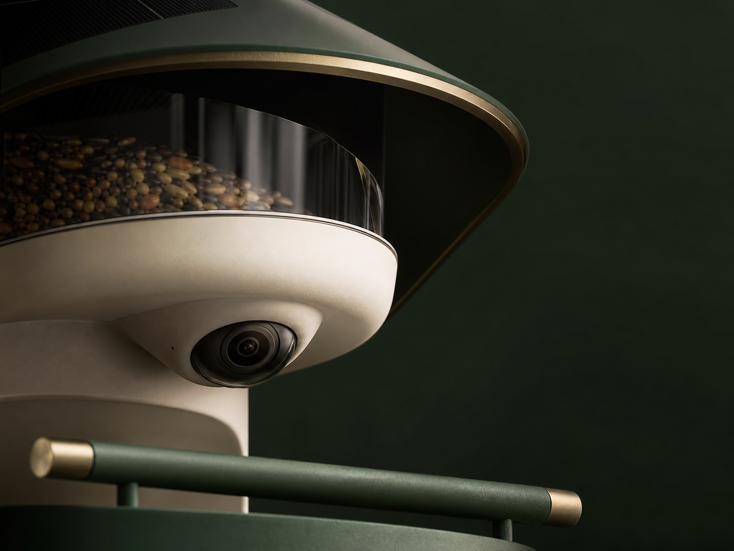 Close-up of Wingsong camera and solar roof
